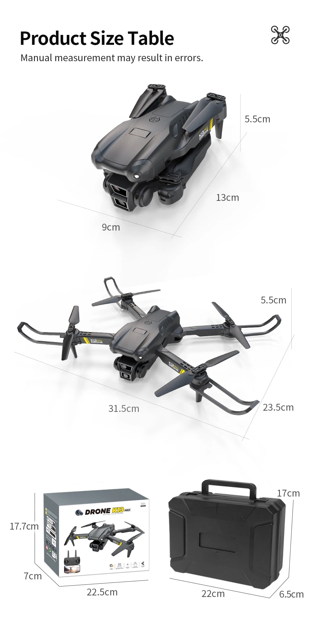 🚁 K13 MAX™ – Le Drone Intelligent 4K qui transforme chaque instant en chef-d’œuvre !